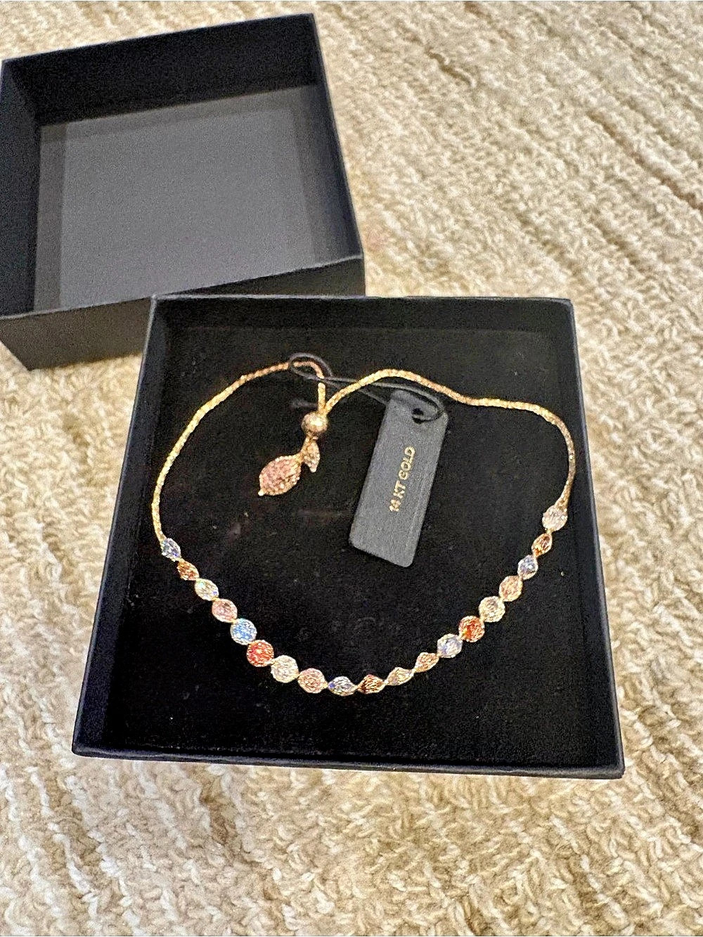 Made in Italy Multicolor Stone bracelet NWT